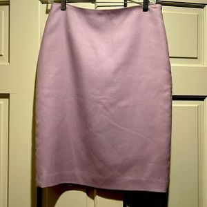 KORS lavender wool pencil skirt